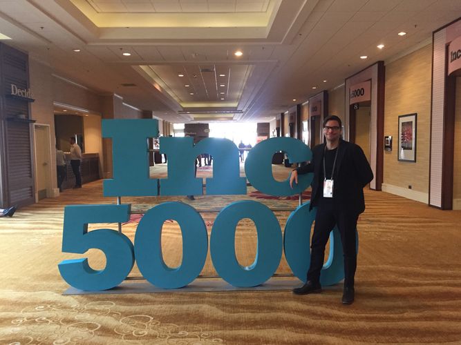 Corey at Inc 5000 conference