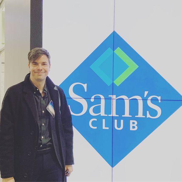 Corey at Sam's Club headquarters